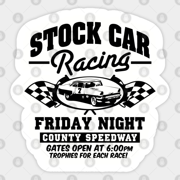 Stock Car Racing Sticker by DesignWise